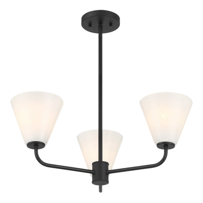 Blair 3-Light Chandelier in Warm Brass