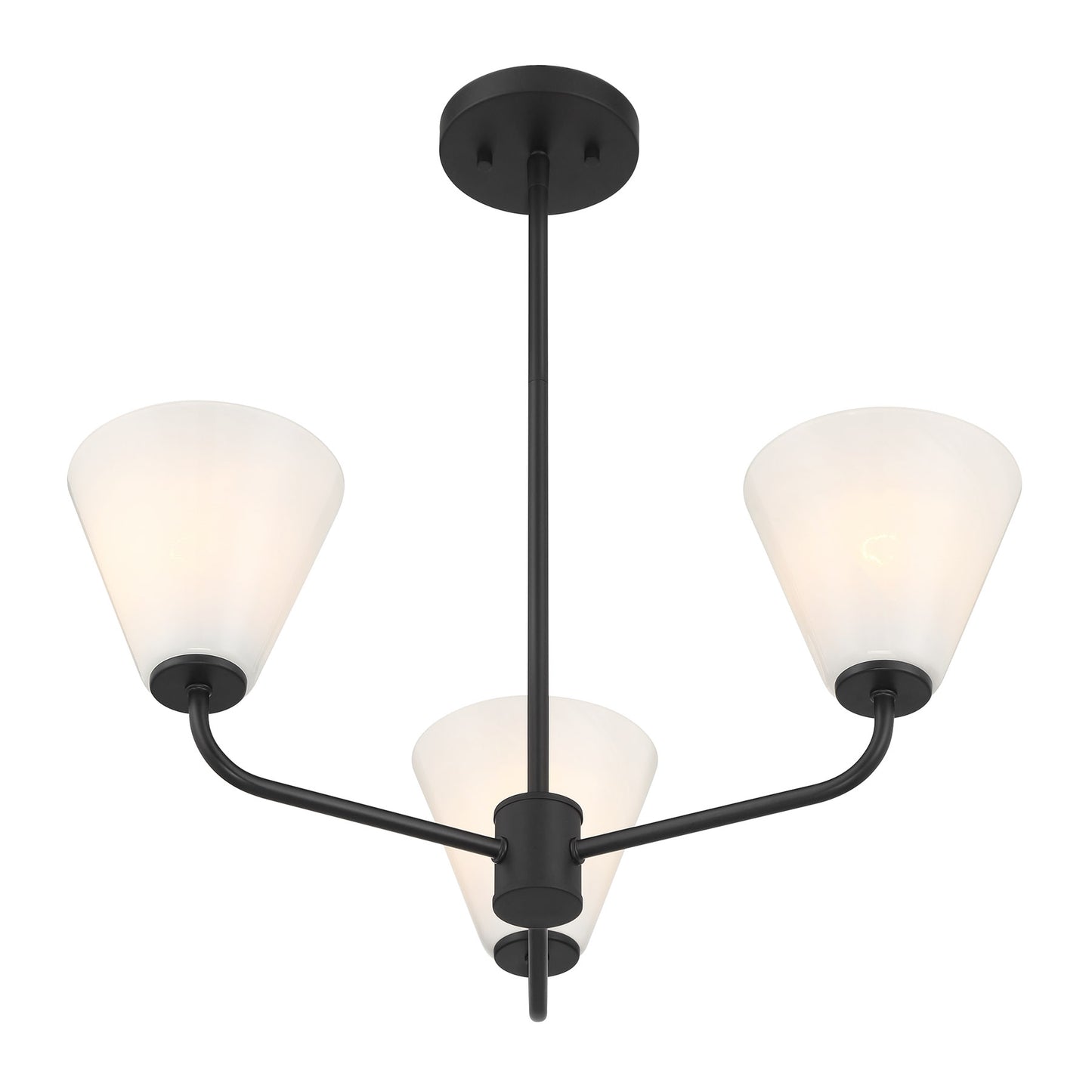 Blair 3-Light Chandelier in Warm Brass
