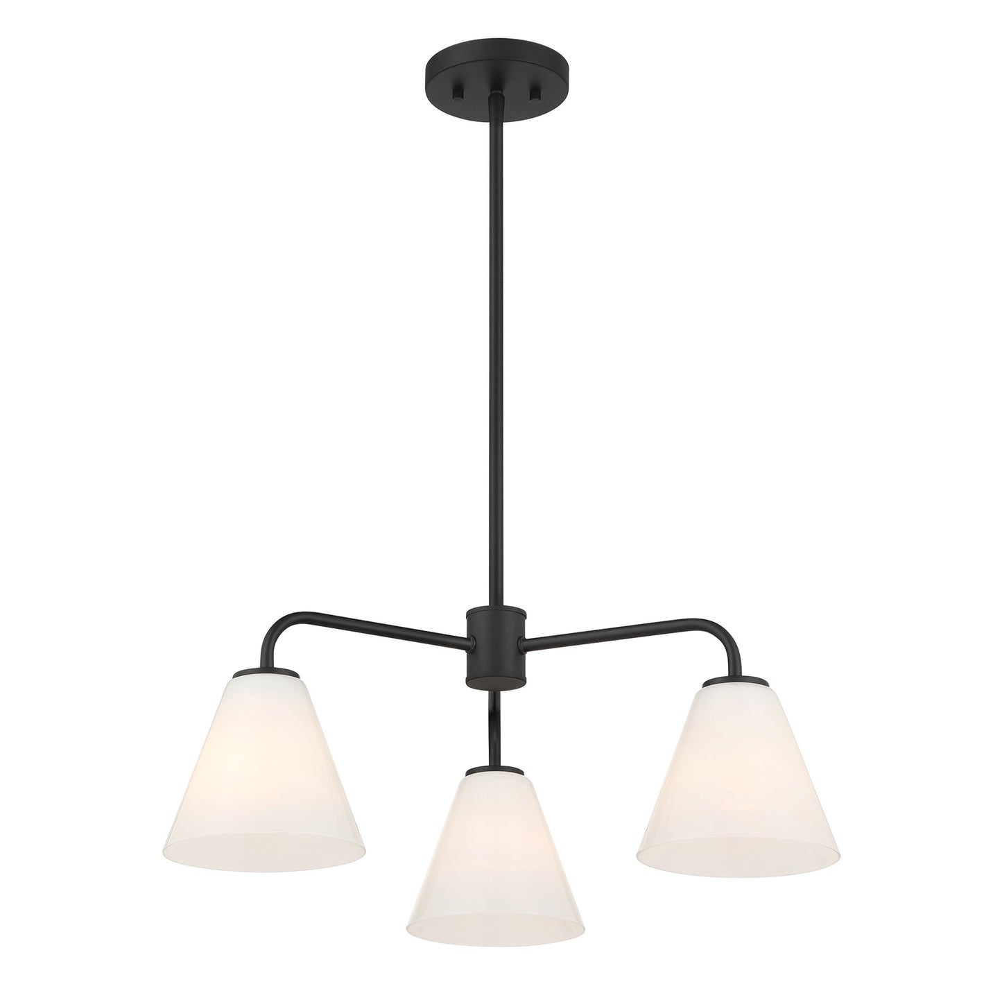 Blair 3-Light Chandelier in Warm Brass