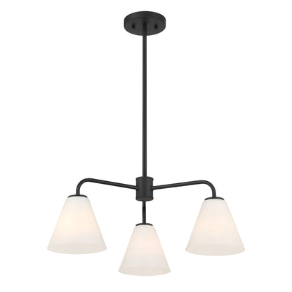Blair 3-Light Chandelier in Warm Brass