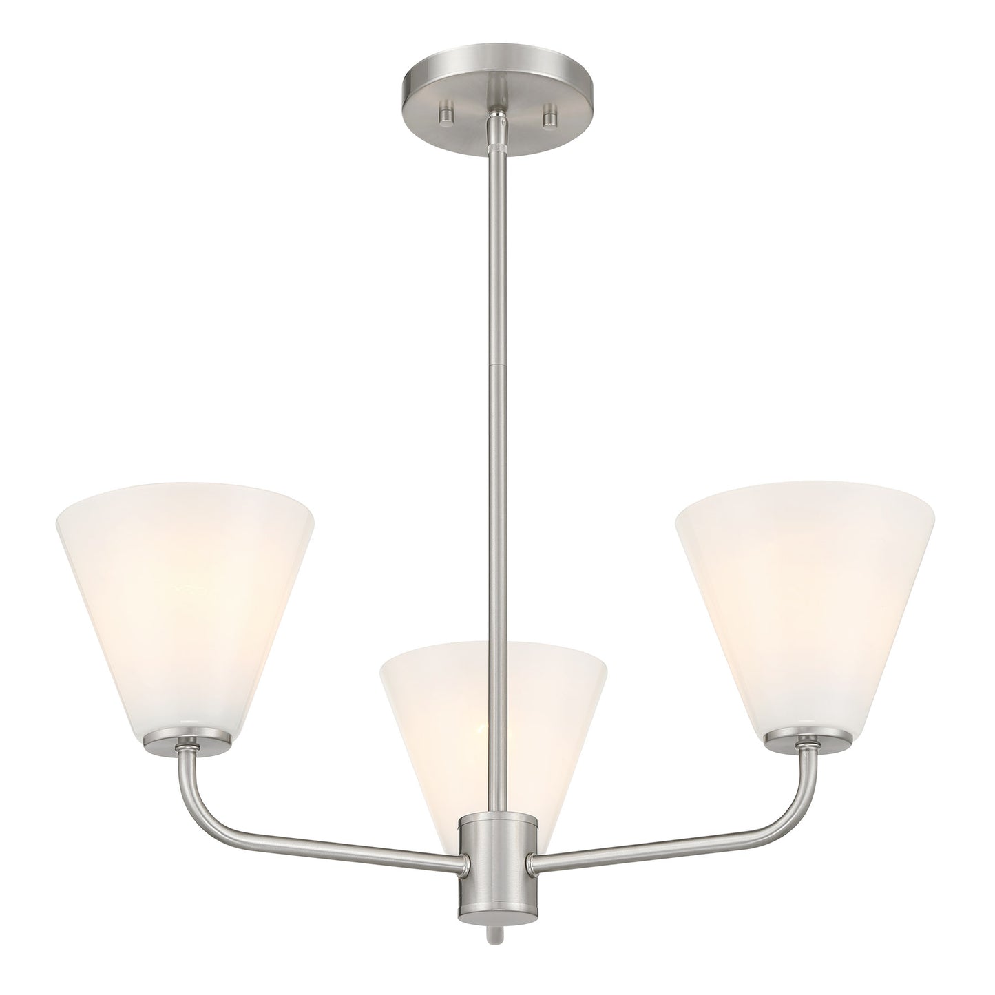 Blair 3-Light Chandelier in Warm Brass