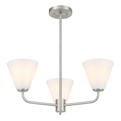 Blair 3-Light Chandelier in Warm Brass