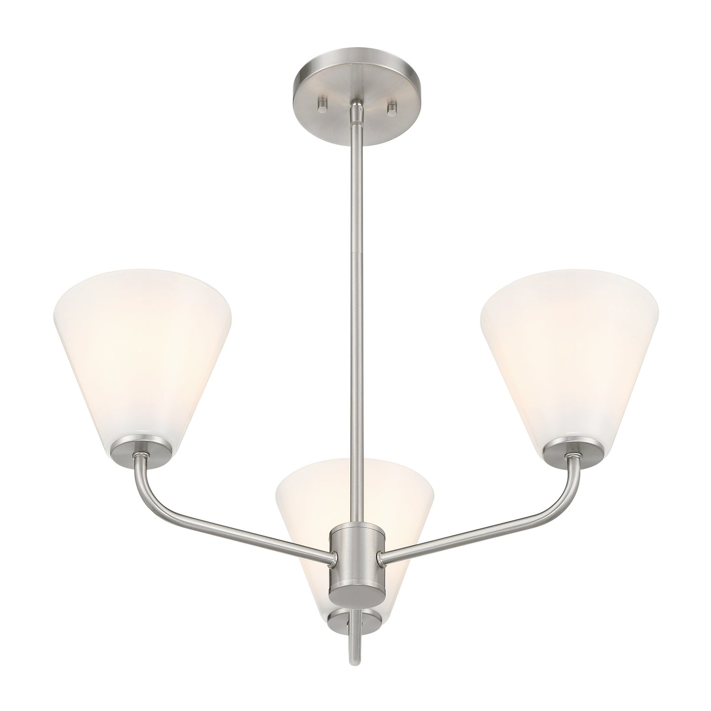 Blair 3-Light Chandelier in Warm Brass