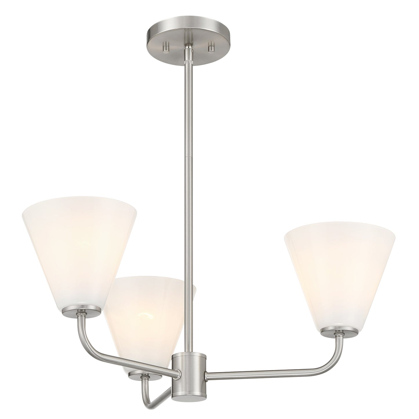 Blair 3-Light Chandelier in Warm Brass