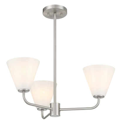 Blair 3-Light Chandelier in Warm Brass