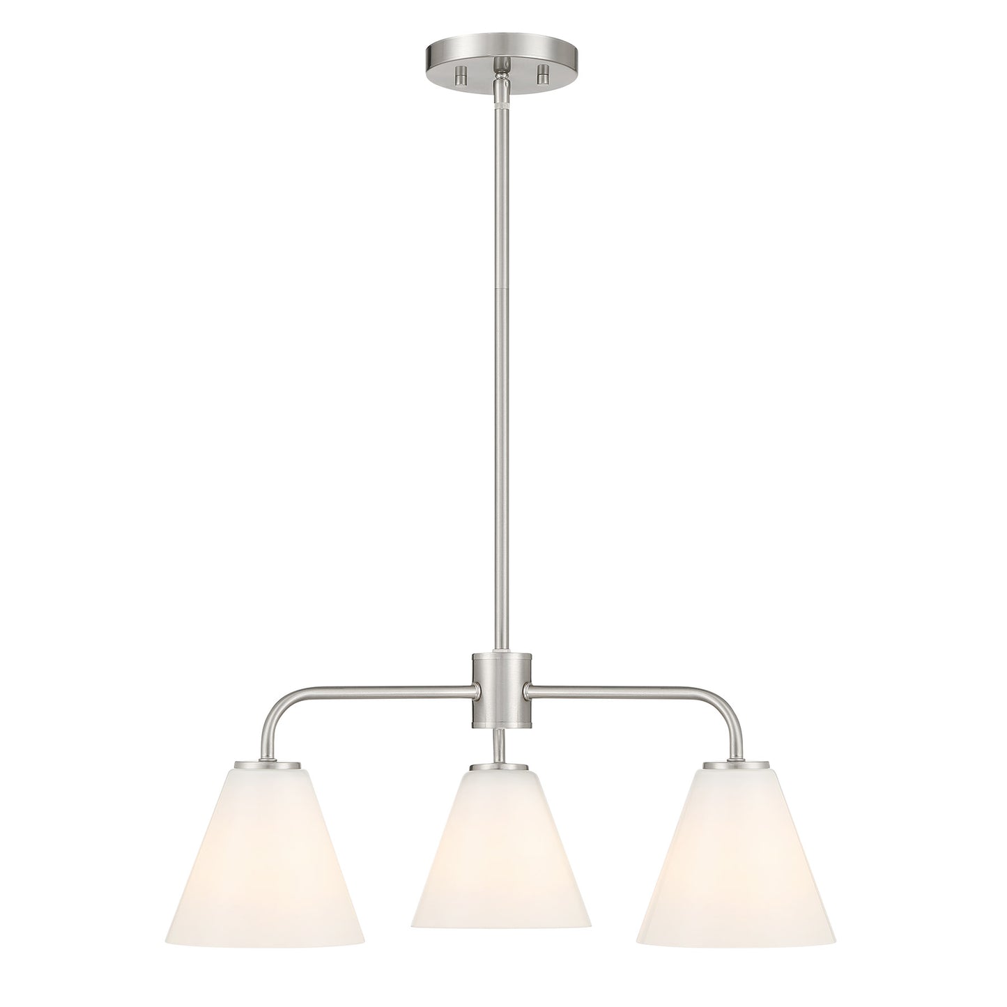 Blair 3-Light Chandelier in Warm Brass