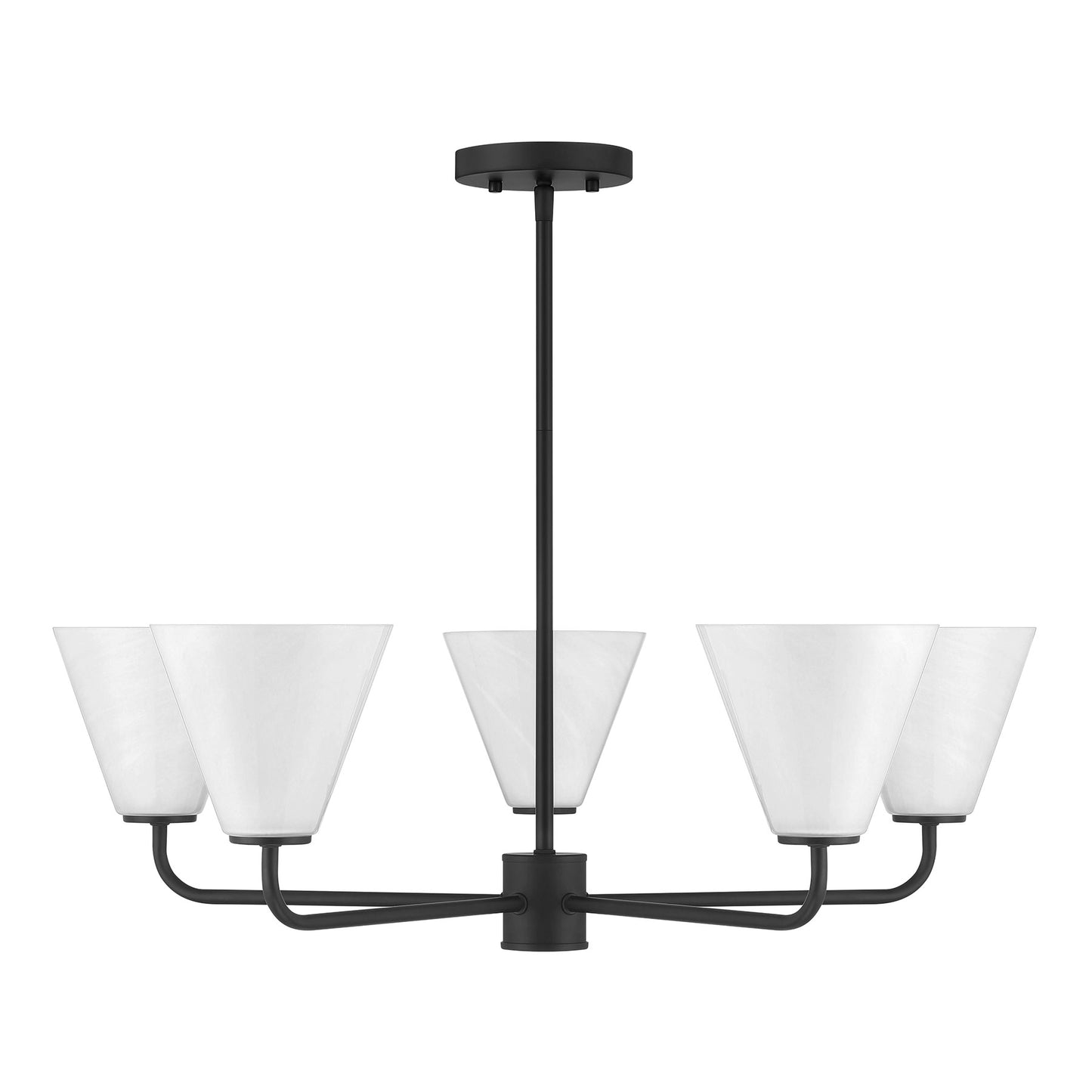 Blair 5-Light Chandelier in Warm Brass
