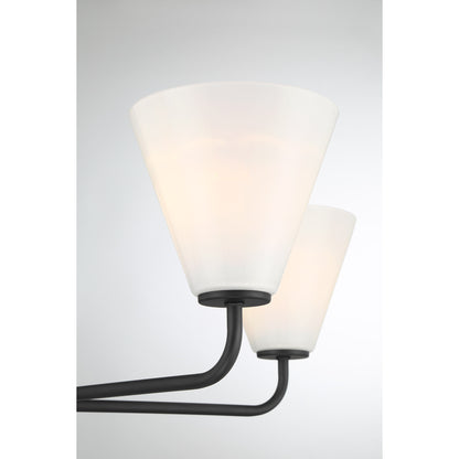 Blair 5-Light Chandelier in Warm Brass
