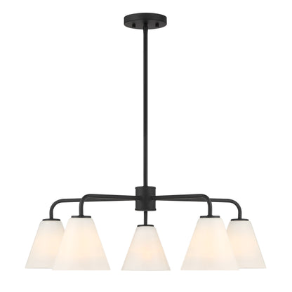 Blair 5-Light Chandelier in Warm Brass