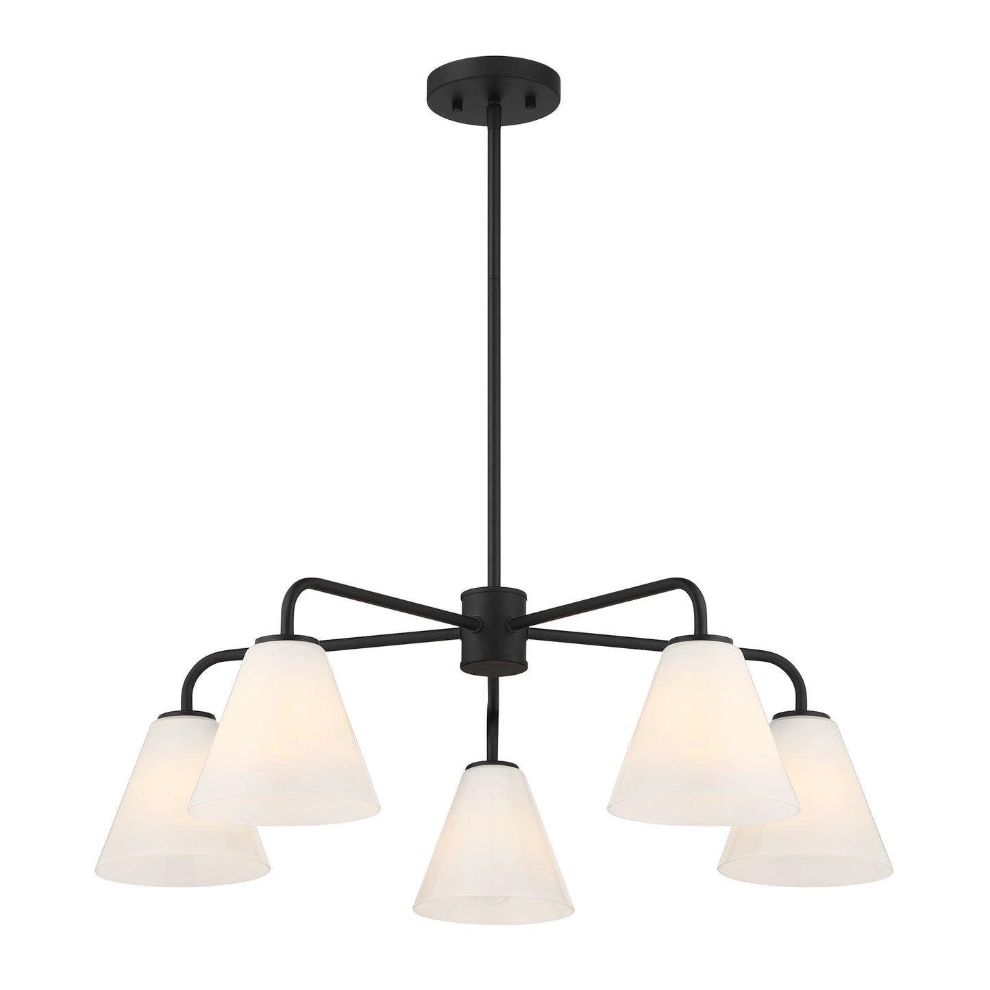 Blair 5-Light Chandelier in Warm Brass