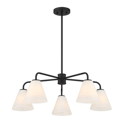 Blair 5-Light Chandelier in Warm Brass