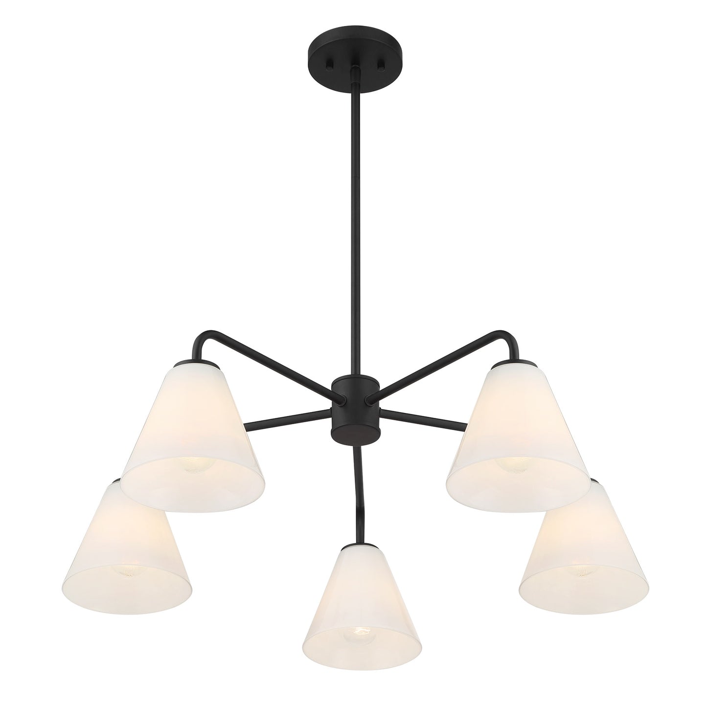 Blair 5-Light Chandelier in Warm Brass