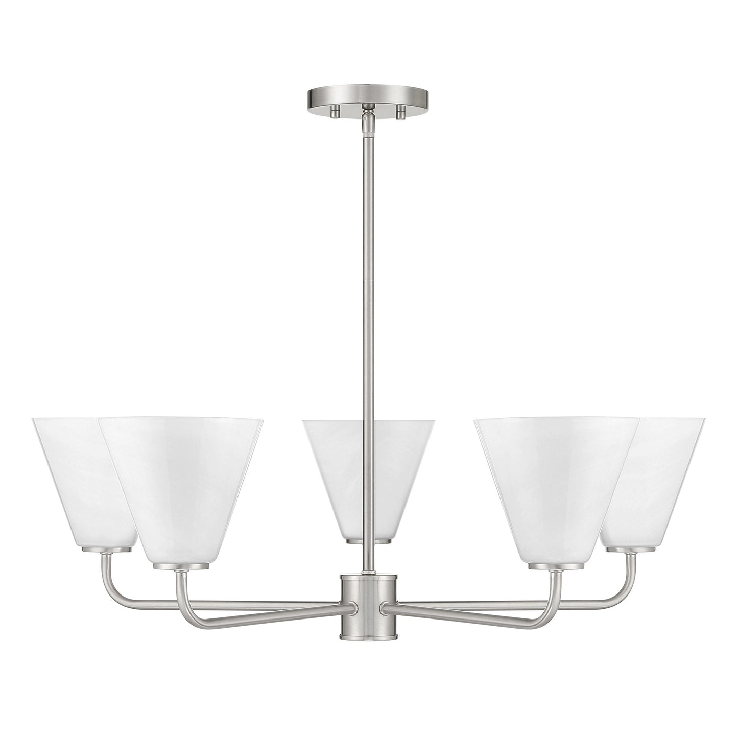 Blair 5-Light Chandelier in Warm Brass