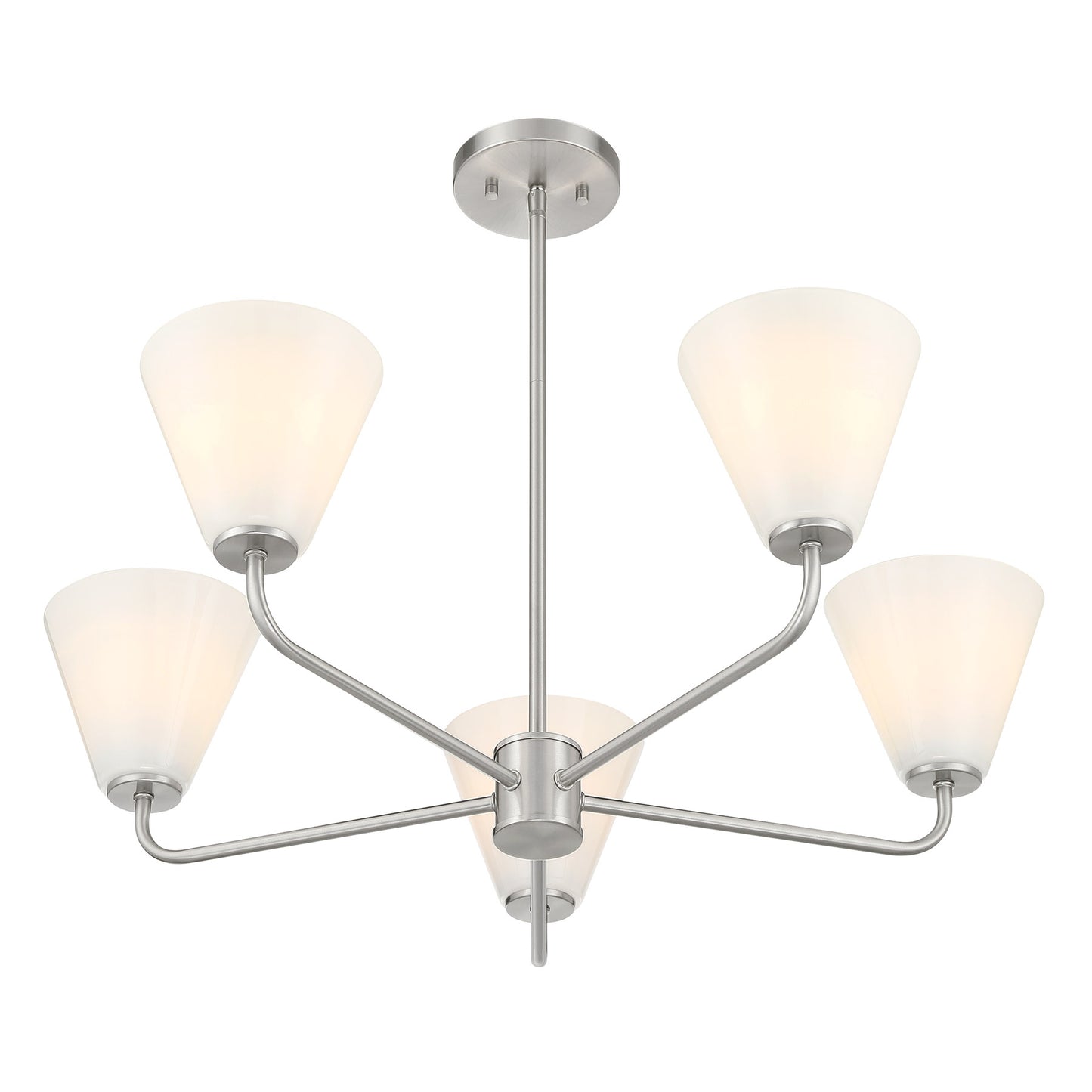 Blair 5-Light Chandelier in Warm Brass