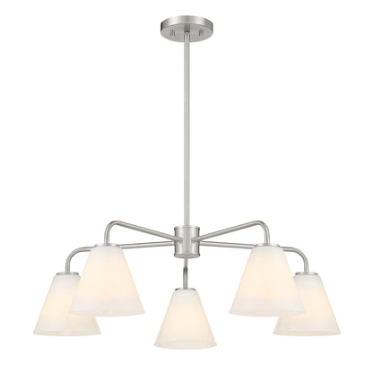 Blair 5-Light Chandelier in Warm Brass