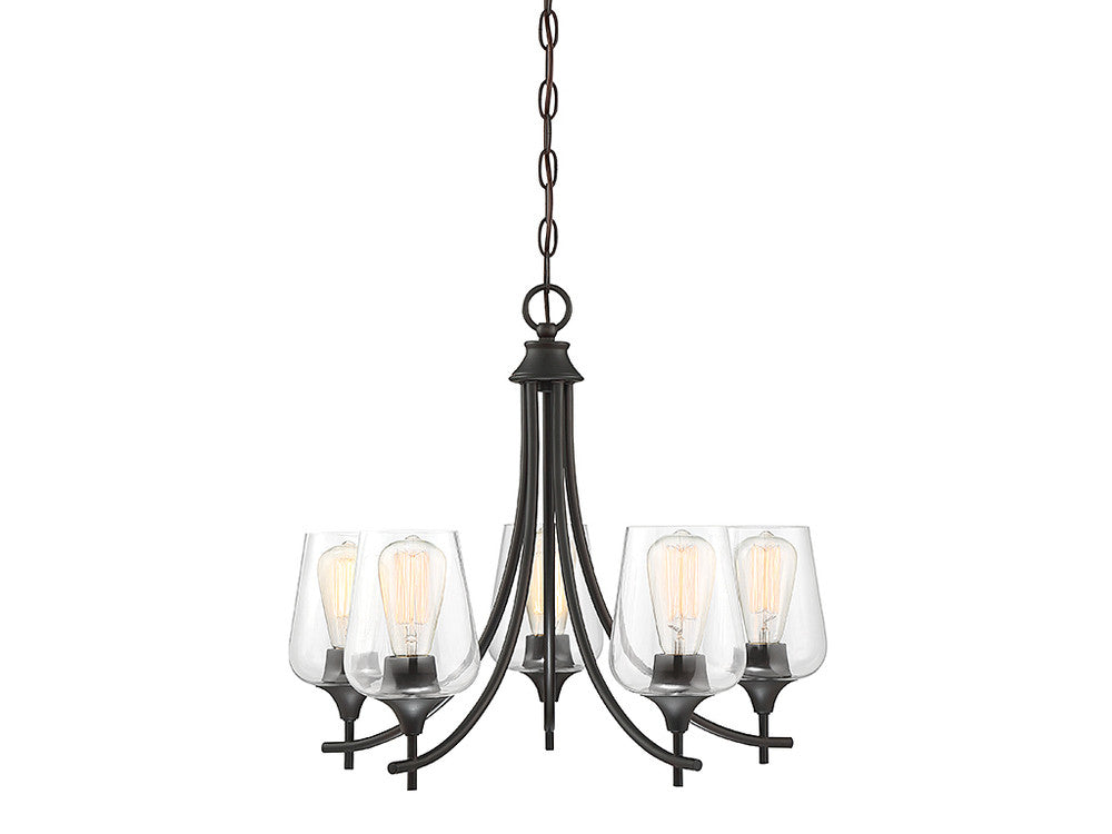 Savoy House Octave 5-Light Chandelier English Bronze
