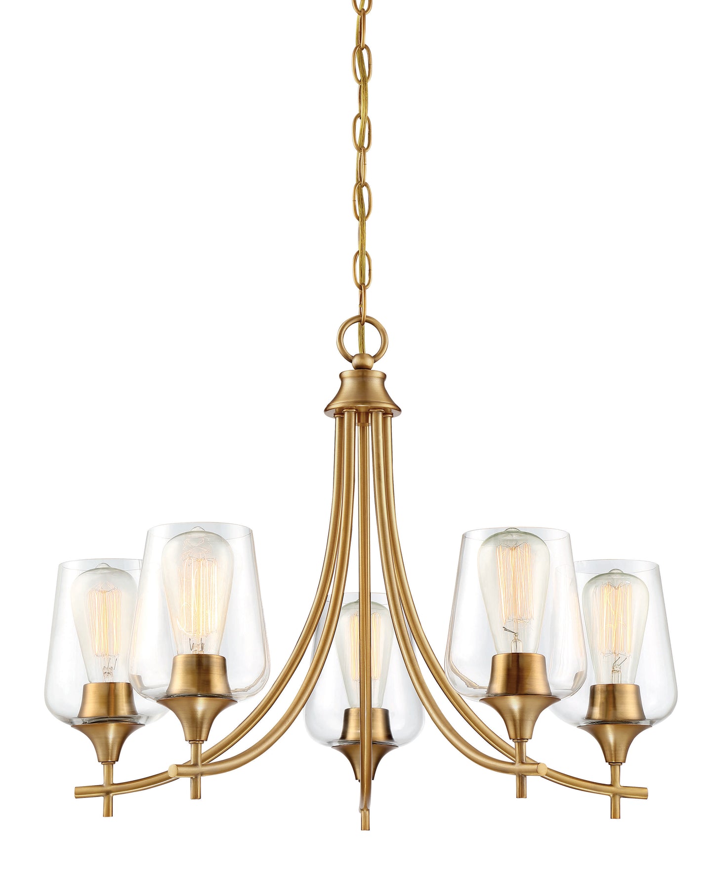 Octave 5-Light Chandelier in English Bronze