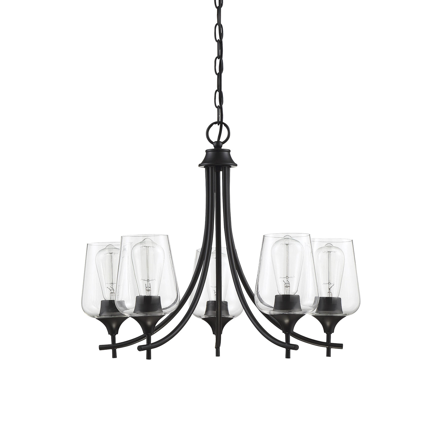 Octave 5-Light Chandelier in English Bronze