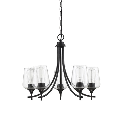 Octave 5-Light Chandelier in English Bronze
