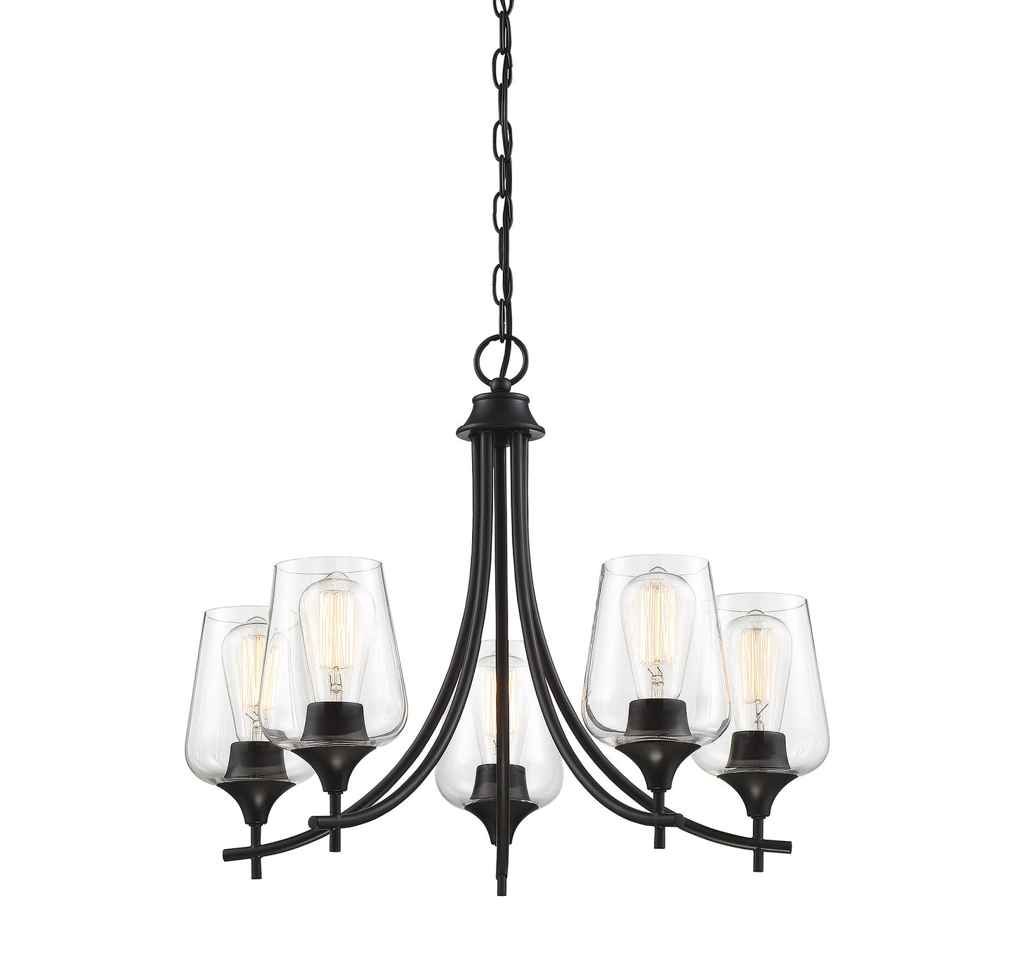 Octave 5-Light Chandelier in English Bronze