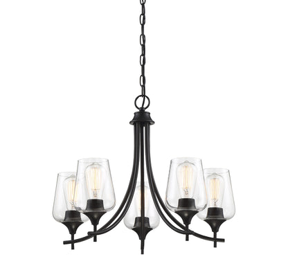 Octave 5-Light Chandelier in English Bronze