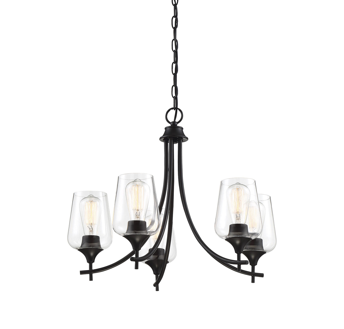 Octave 5-Light Chandelier in English Bronze