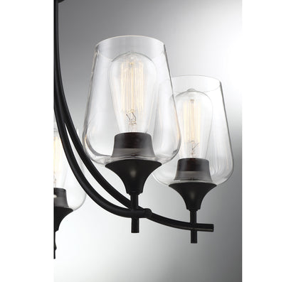 Octave 5-Light Chandelier in English Bronze
