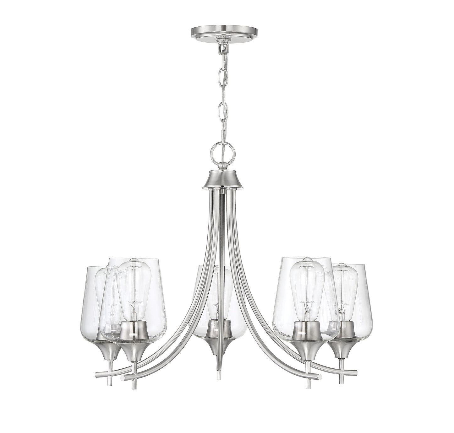 Octave 5-Light Chandelier in English Bronze