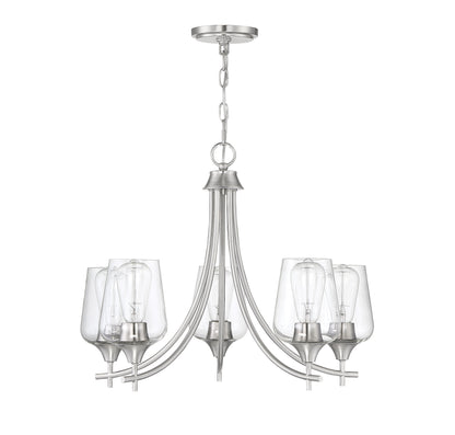 Octave 5-Light Chandelier in English Bronze