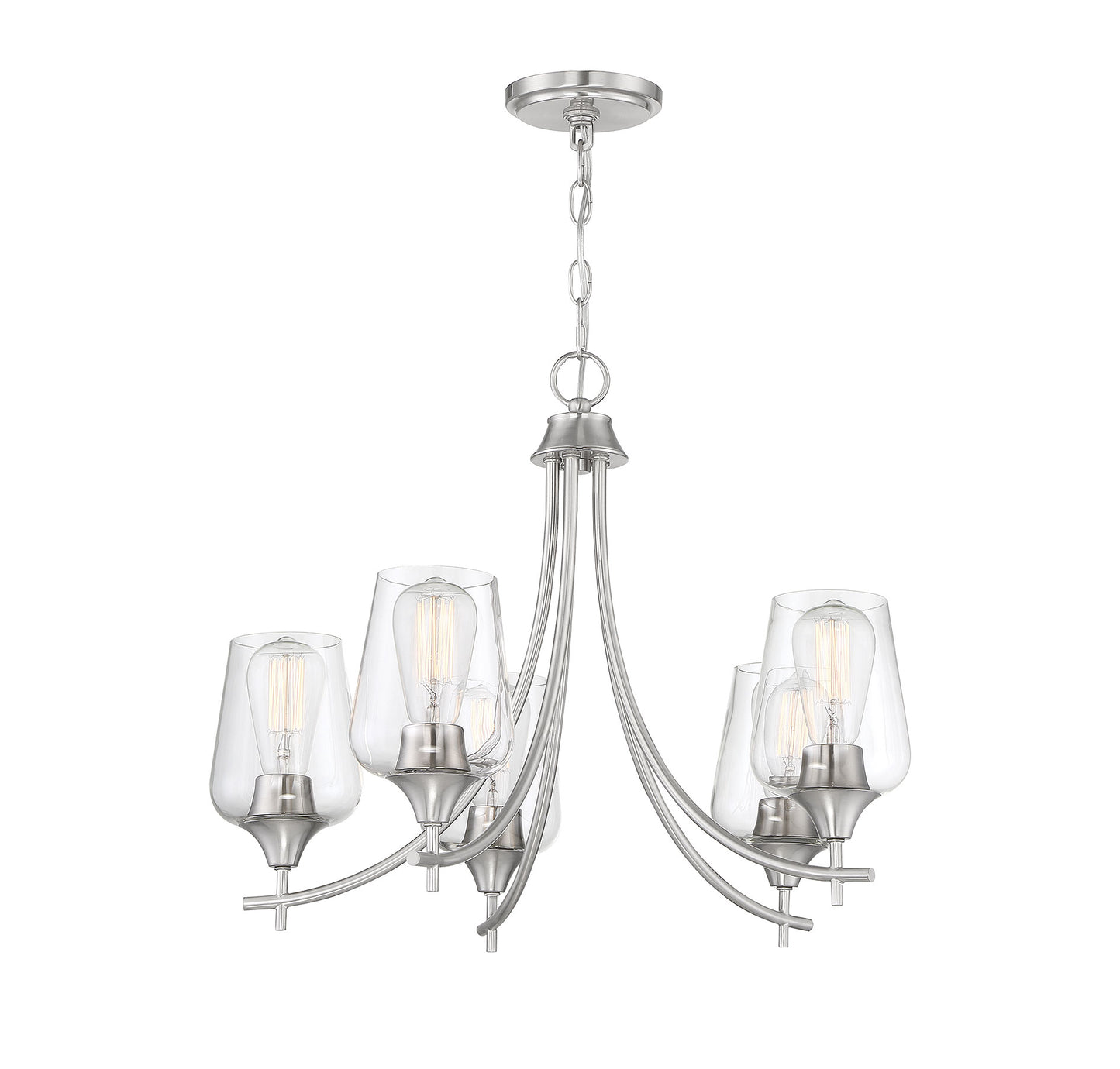 Octave 5-Light Chandelier in English Bronze