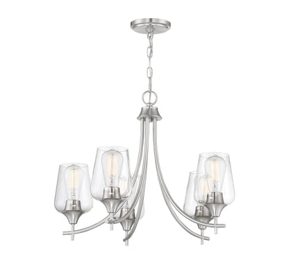 Octave 5-Light Chandelier in English Bronze