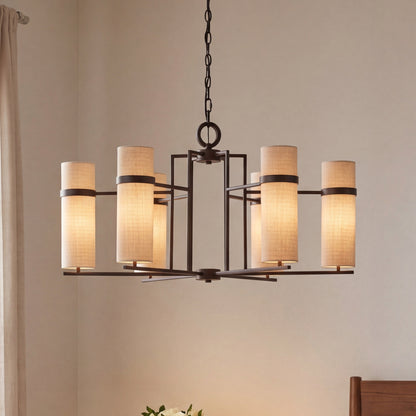 Savoy House Weston 6-Light Chandelier by Dann Foley - Mediterranean Bronze