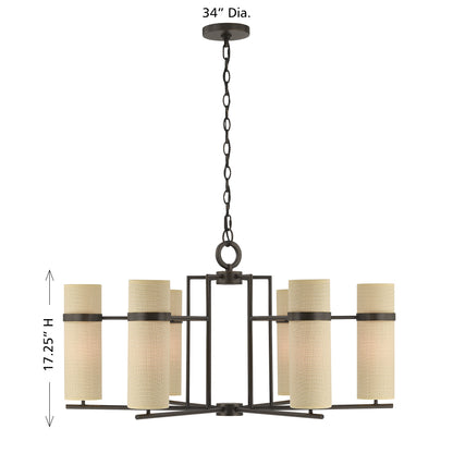 Savoy House Weston 6-Light Chandelier - alternate view
