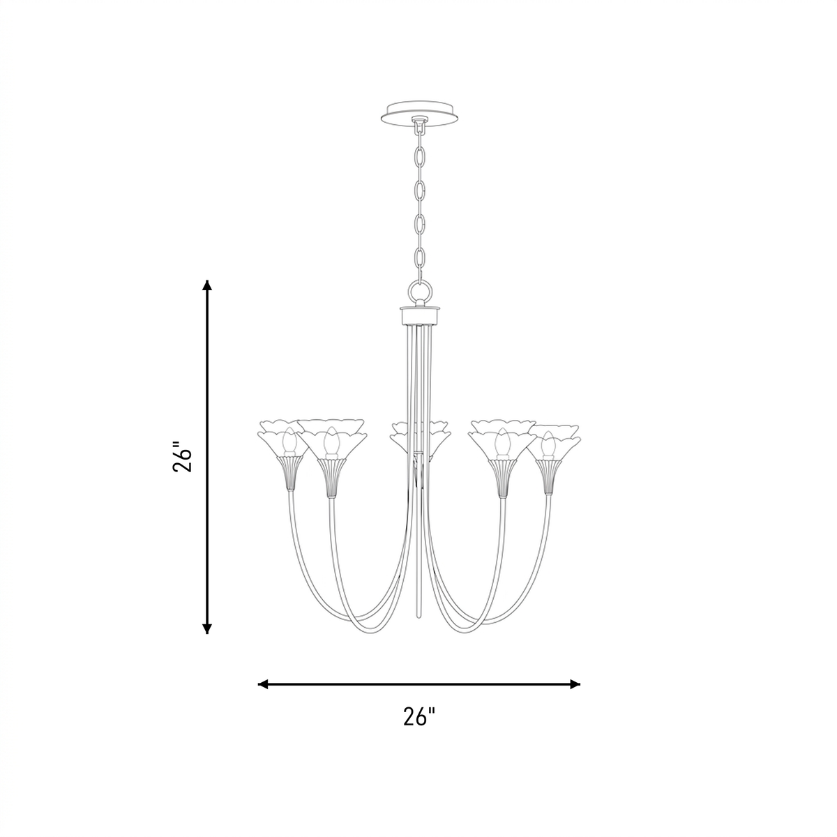 Florena 5-Light Chandelier