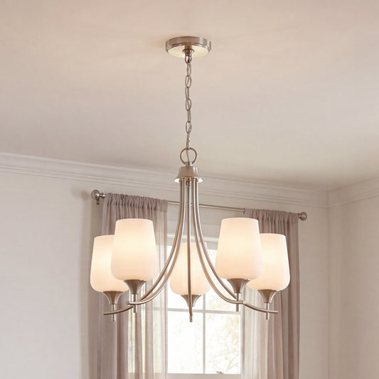 Savoy House Octave 5-Light Chandelier - Satin Nickel
