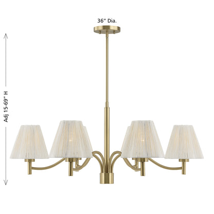 Savoy House Rosa 6-Light Chandelier - alternate view