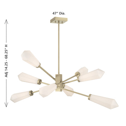 Savoy House Leland 8-Light Chandelier - alternate view