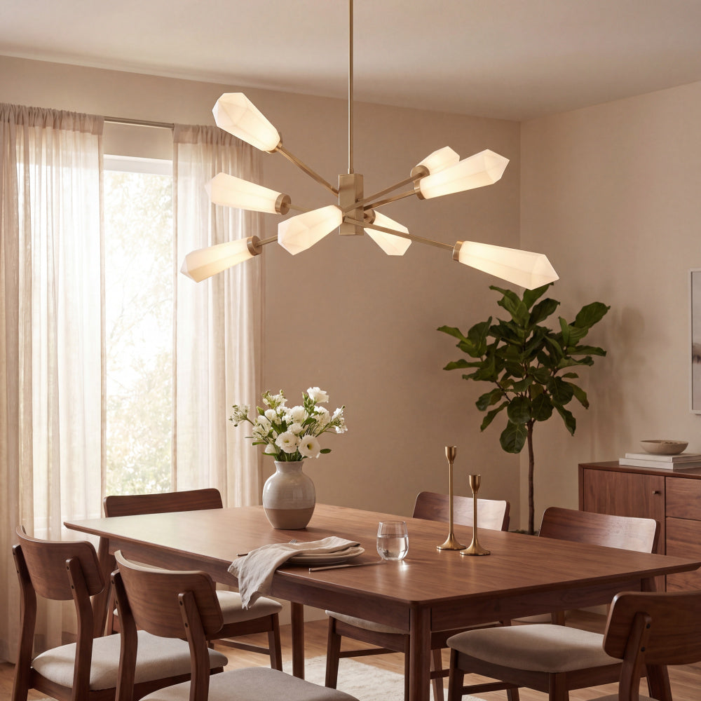 leland 8 light chandelier by dann foley in 1 6120 8 128