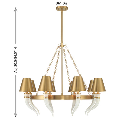 Savoy House Hearne 8-Light Chandelier - alternate view