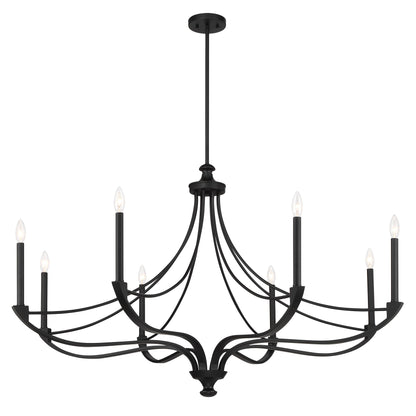 Preserve 8-Light Chandelier Matte Black