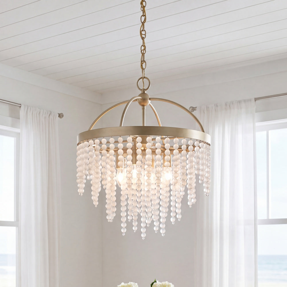 Savoy House Jeanette 4-Light Chandelier - Noble Brass
