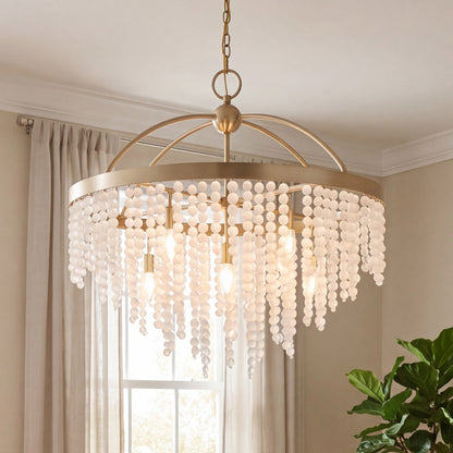 Savoy House Jeanette 8-Light Chandelier - Noble Brass