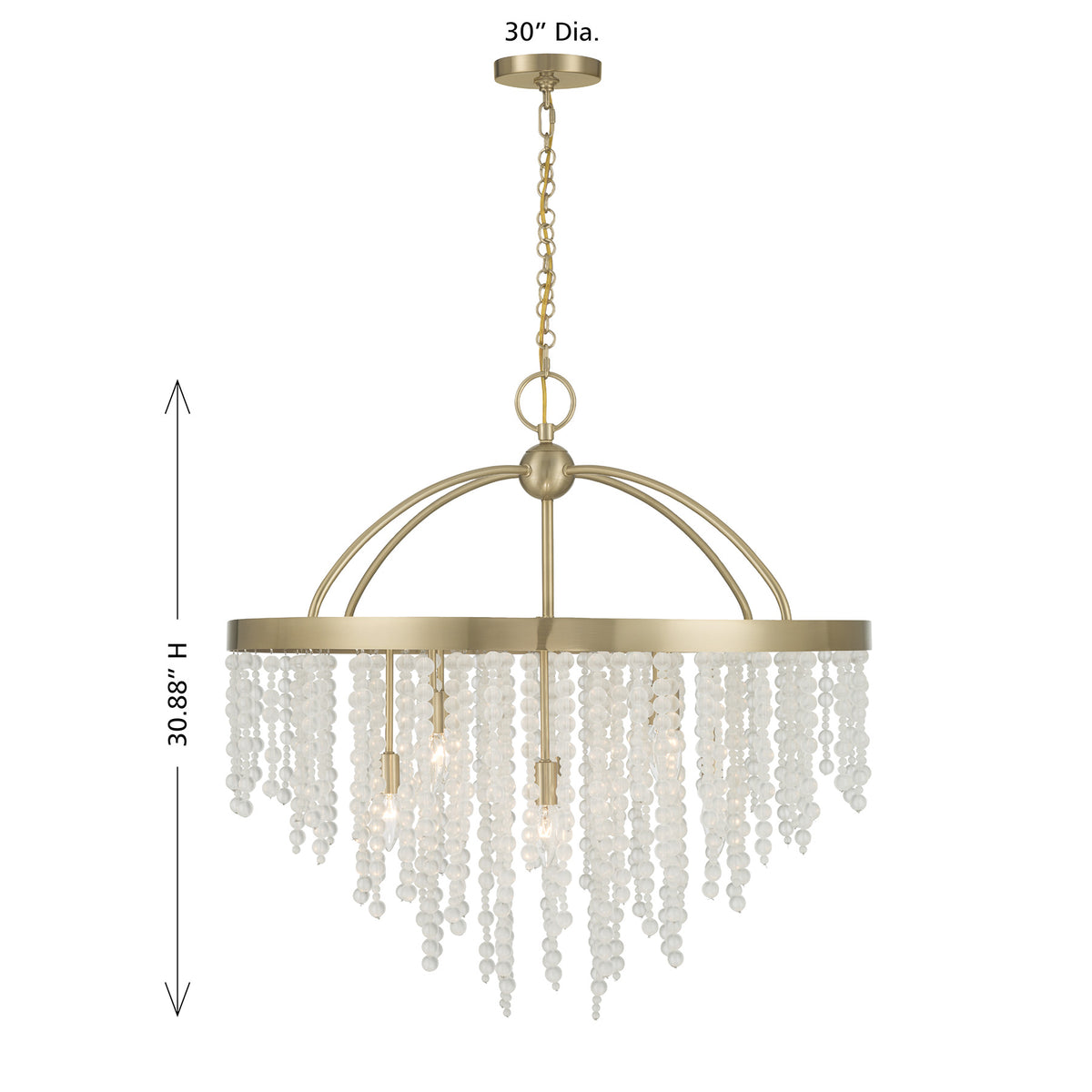 Savoy House Jeanette 8-Light Chandelier - alternate view