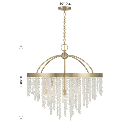 Savoy House Jeanette 8-Light Chandelier - alternate view