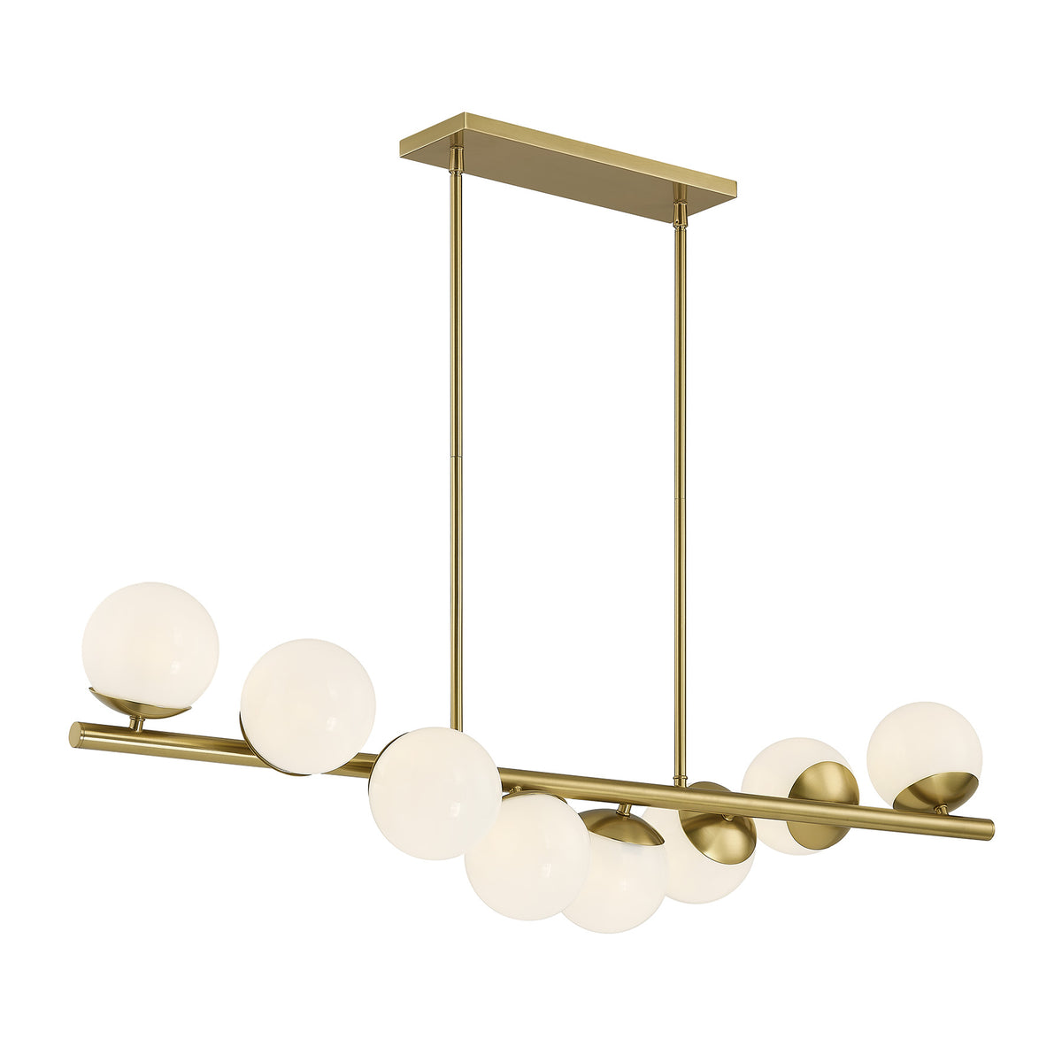 Savoy House Turin 8-Light Linear Chandelier - alternate view