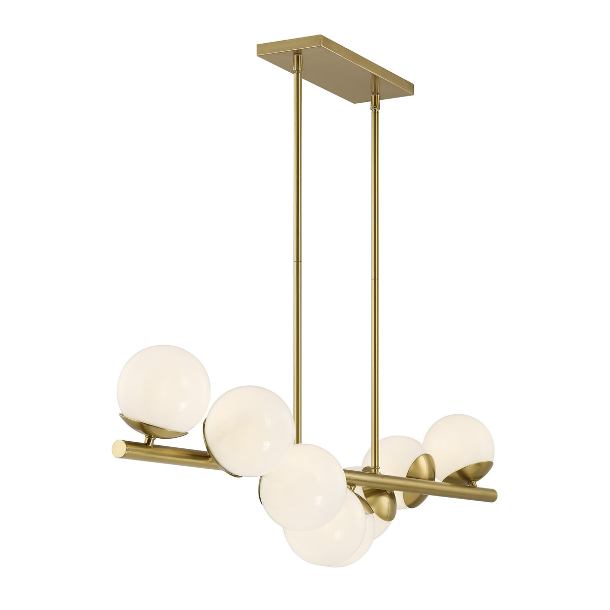 Savoy House Turin 8-Light Linear Chandelier - alternate view