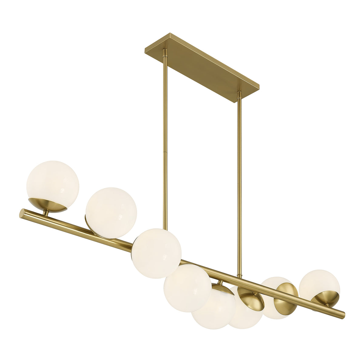 Savoy House Turin 8-Light Linear Chandelier - alternate view