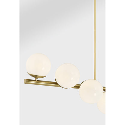 Savoy House Turin 8-Light Linear Chandelier - alternate view