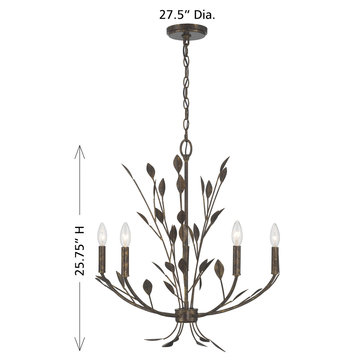 Savoy House Laska 5-Light Chandelier - alternate view