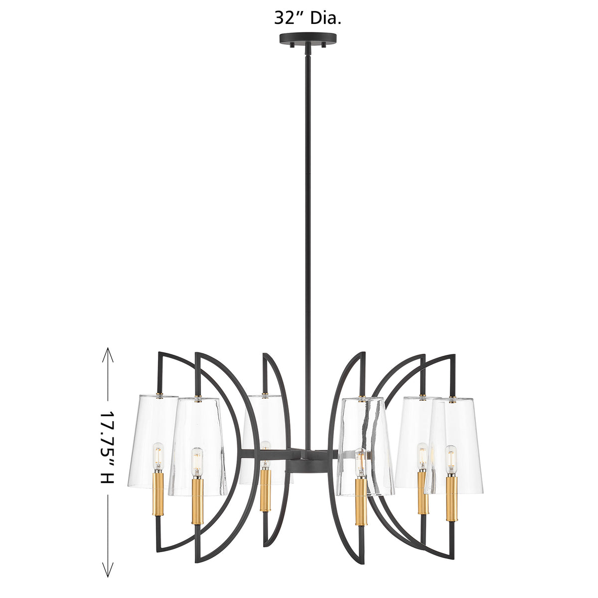 Savoy House Hanley 6-Light Chandelier - alternate view